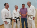 Sensei Ed Starks with Andy Sherry, Bob Poynton, and Frank Brennan (2012)