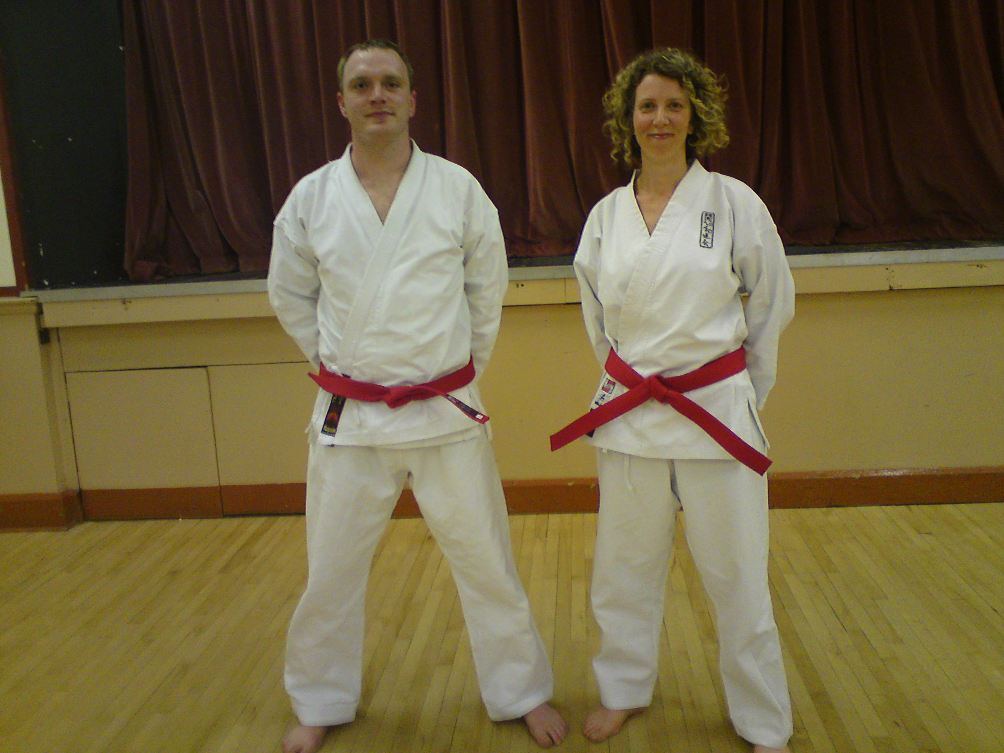 Maz and Una�s New Belts